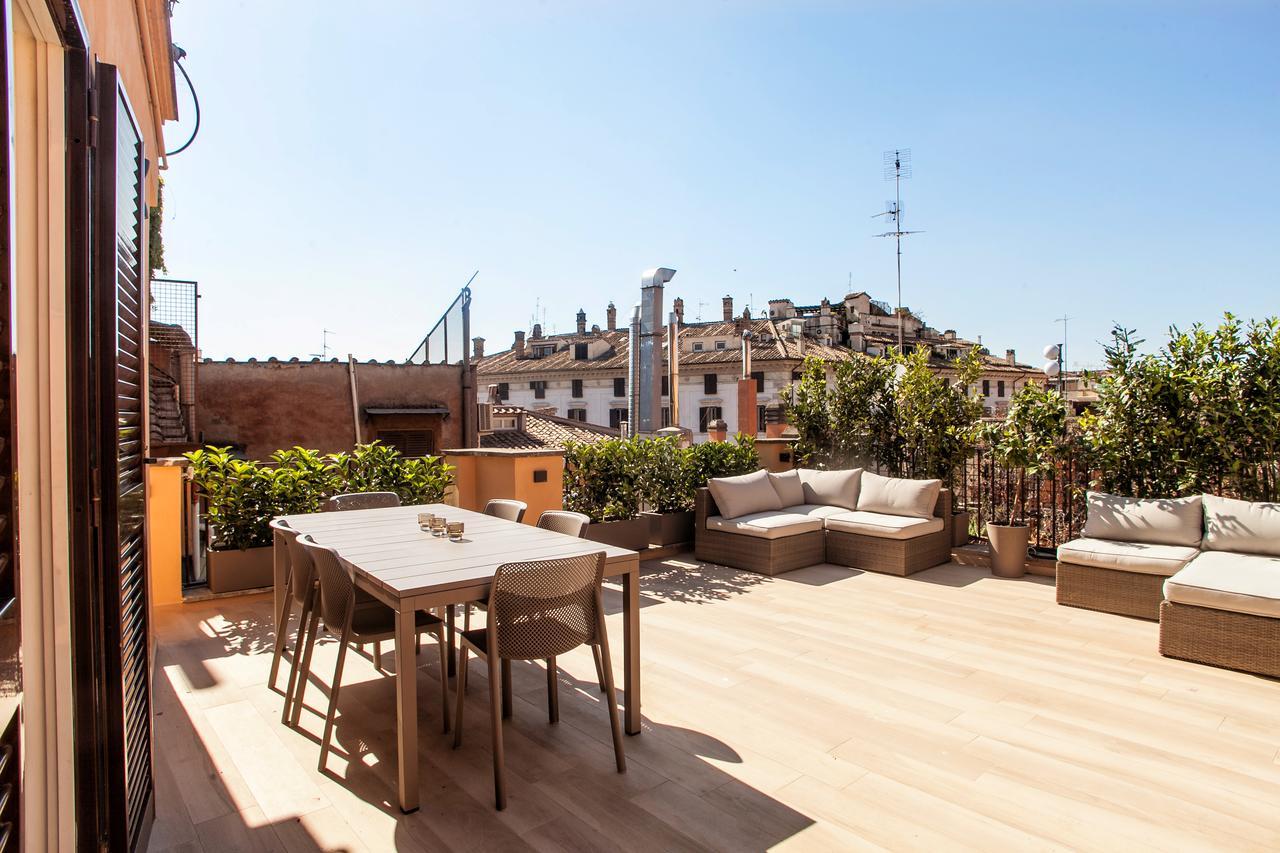 Spanish Steps Design Penthouse With Terrace Rome Bagian luar foto
